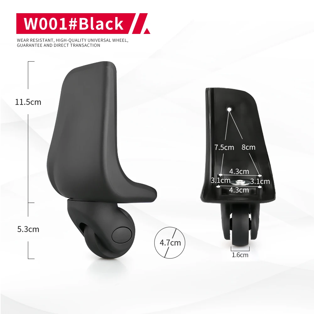 DILONG   Luggage Wheels Replacement of universal wheel accessories heavy loads luggage trolley case repair casters