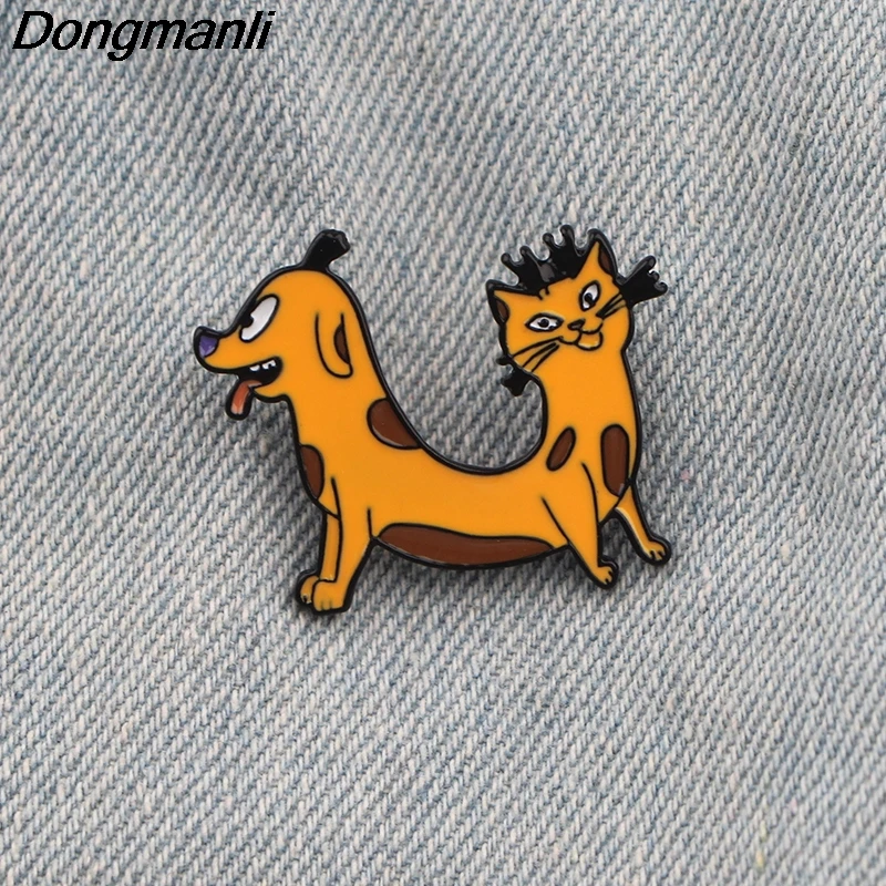 P3933 Dongmanli аниме ювелирные изделия забавная кошка милая собака металлические