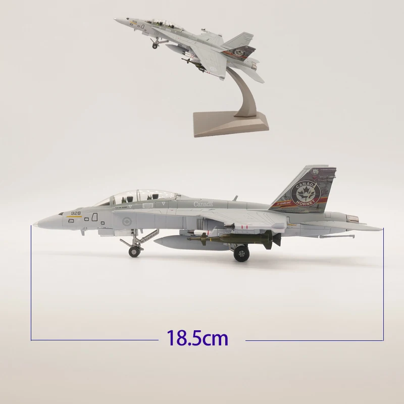 

1/100 весы Mcdonnell Douglas F-18B Hornet ударный истребитель литья под давлением модель самолета игрушка из сплава