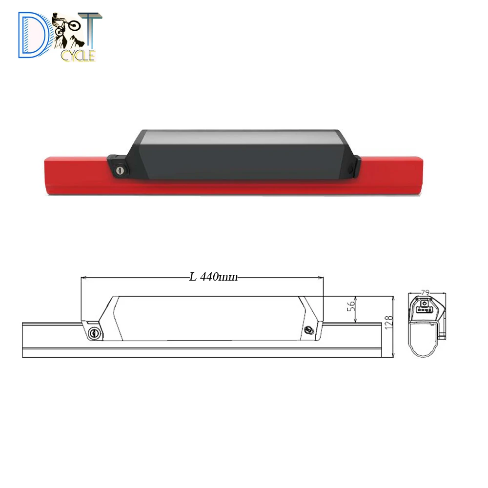 NCM велосипедная сменная батарея Reention Dorado ID Max короткий тип 52 в 14 Ач 48 16 36 21 750 Вт 500