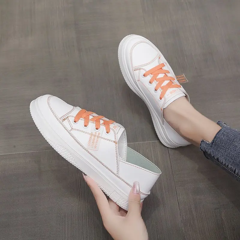 

2020 fashion women shoes casual low heel shallow sewing white shoes for woman female shoes spring/autumn flat shoes