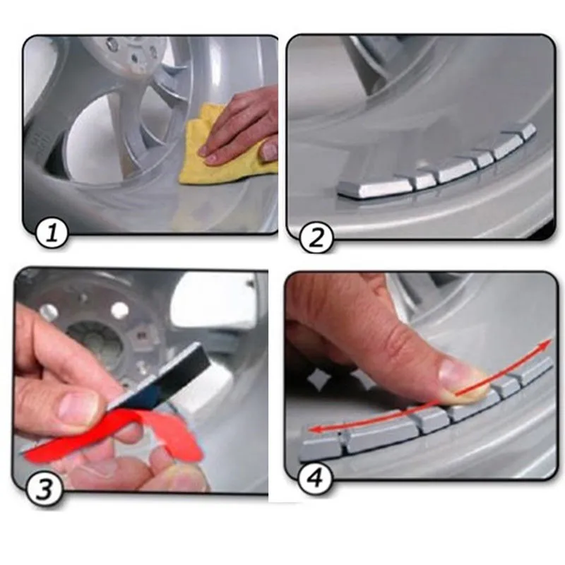 

1pc 60g Universal Car Truck Adhesive Wheel Tire Balance Weights Wheel Tyre Balancing Bar Sticker Auto Accessories