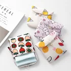 Симпатичный хлопковый Дамский кошелек для монет, кошелек, чехол, сумка, женские сумки для хранения гигиенических салфеток