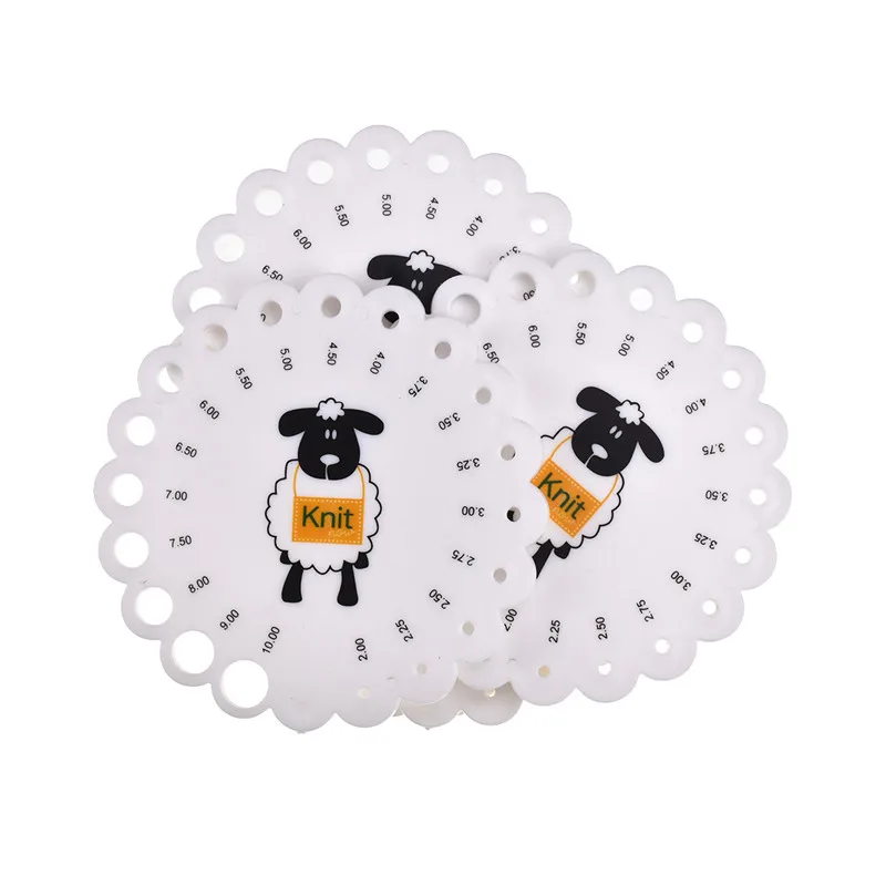 Круглая Вязаная игла размер измерительная линейка инструмента 2 мм 10 Новый