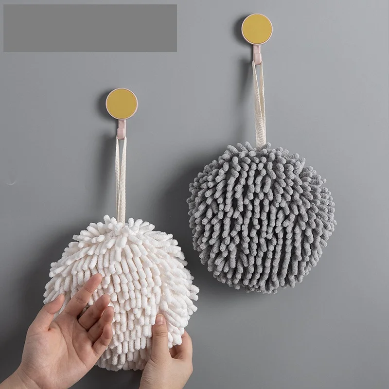 

Nordic hand towel absorbent towel thickened kitchen quick-drying towel hand towel bathroom hanging hand towel