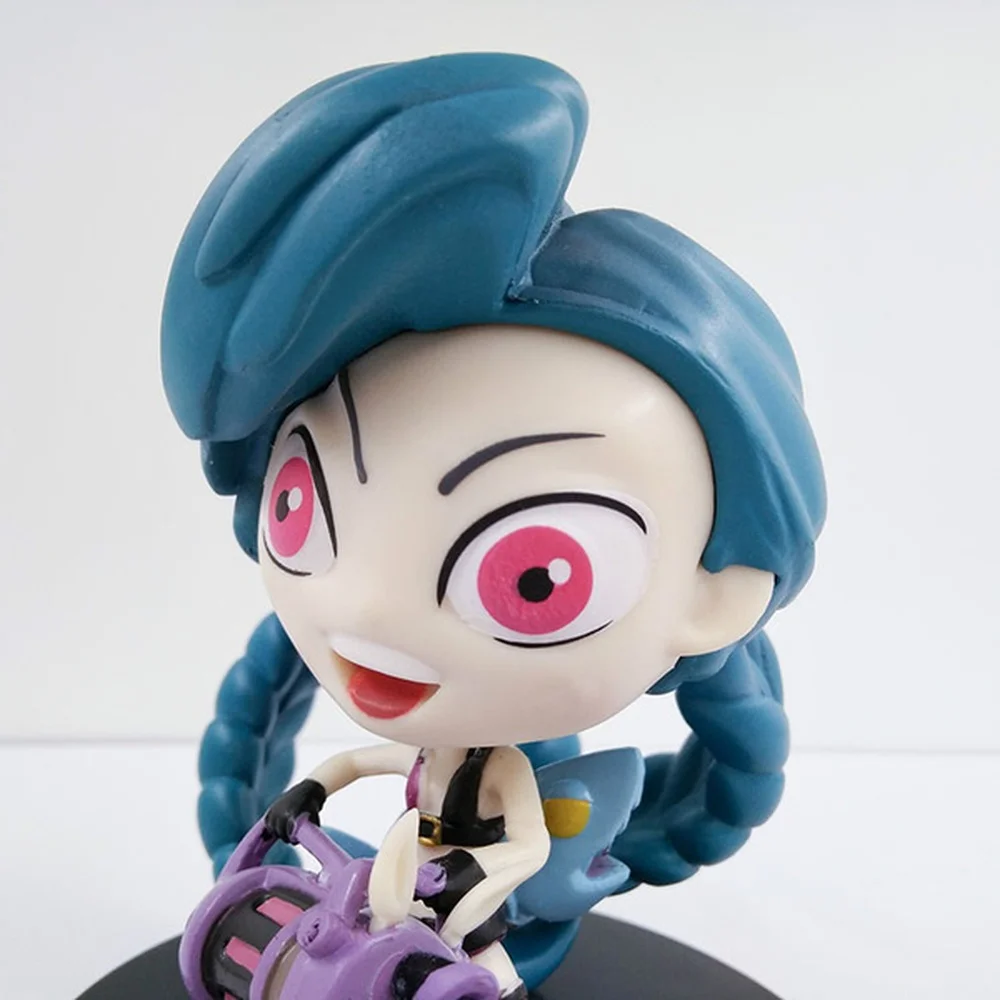 Последняя популярная аниме ТВ серия Лига Легенд Arcane Jinx Vi Q версия экшн-Фигурка 10