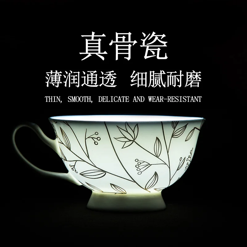 Керамическая чашка для чая фарфоровые розы роскошная креативная скандинавский