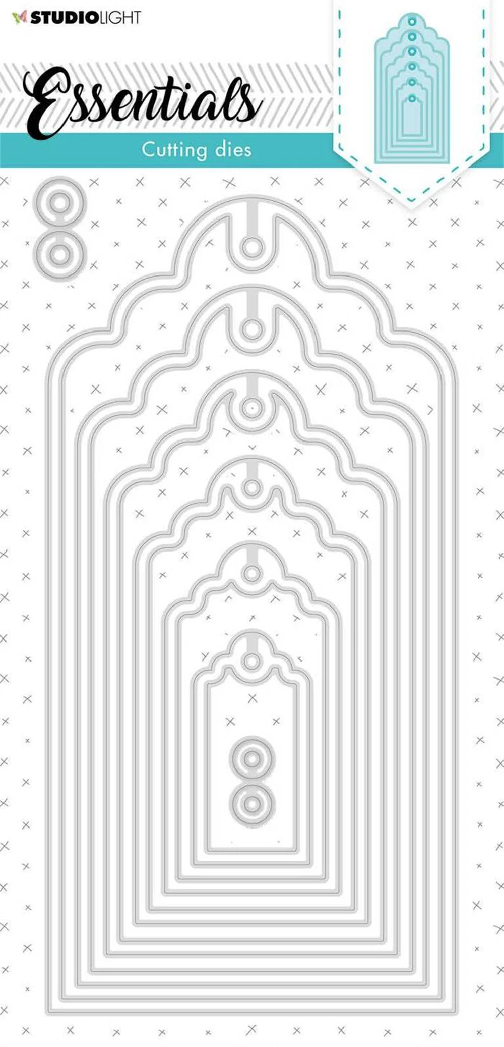 

SL Global Tag Essentials Metal Cutting Dies Scrapbook Diary Decoration Embossing Template Diy Greeting Card Handmade 2021 New