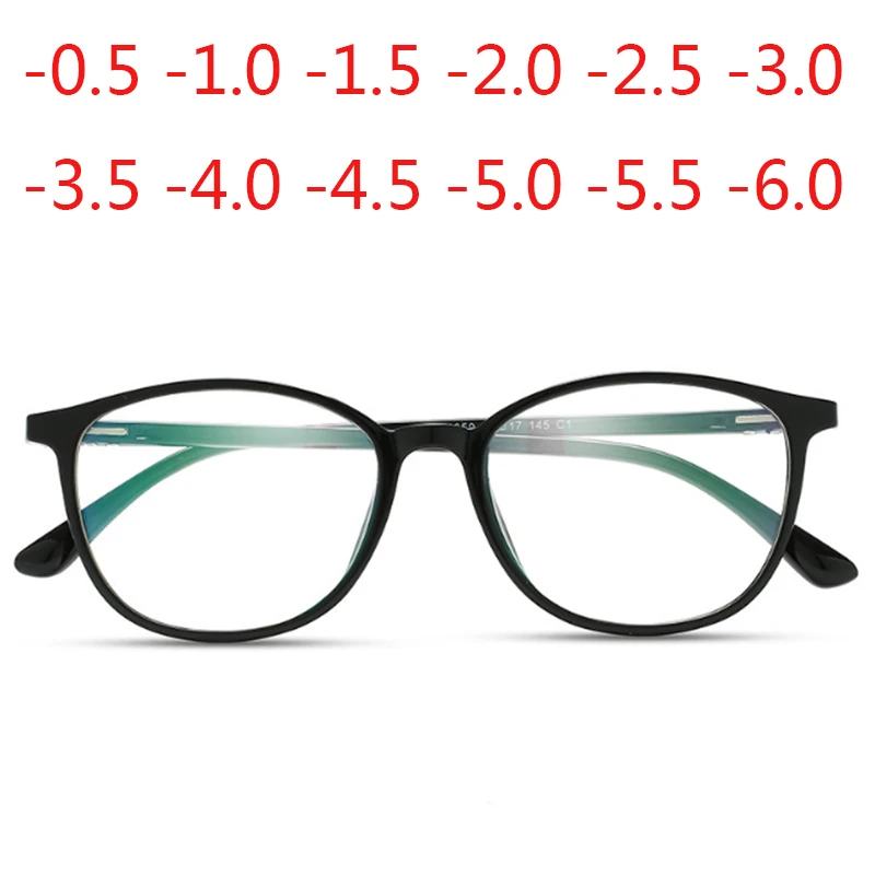 Сверхлегкий TR90 кадр очки по рецепту Для мужчин женщин унисекс Винтаж Овальный