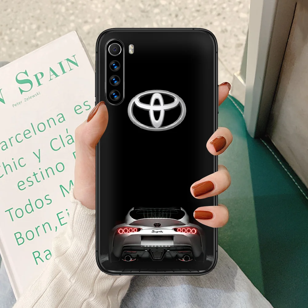 

Toyotas car logo Phone case For Xiaomi Redmi Note 7 8 8T 9 9S 4X 7 7A 9A K30 Pro Ultra black bumper silicone cover soft prime