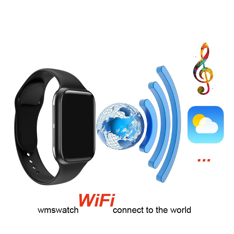 Фитнес трекер Smochm Bluetooth Смарт часы с GPS Wi Fi MP3 музыка пульсометр PK Amazfit Apple Watch