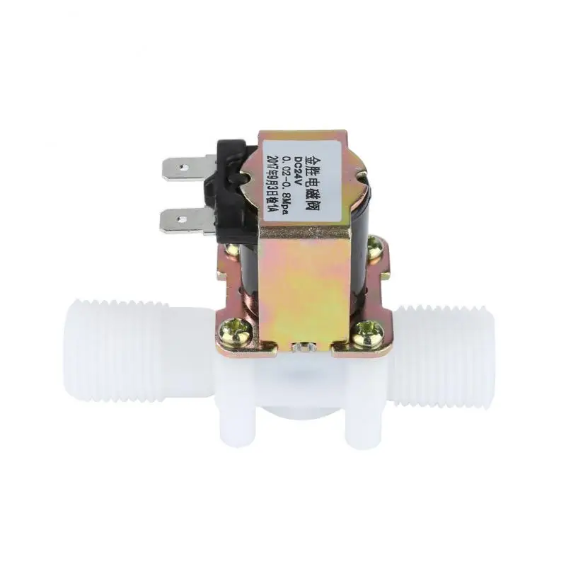 Электрический магнитный вентиль 12 В входной выключатель потока воды 1/4 24 220