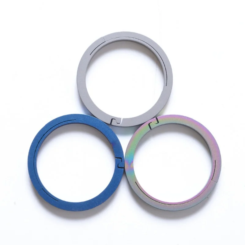 Лидер продаж! Портативный EDC брелок из титанового сплава для ключей с пряжкой