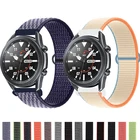 Ремешок нейлоновый для Samsung Galaxy Watch 3, браслет для смарт-часов Gear S3 Frontier, 22 мм, 45 мм, LTE 46 мм