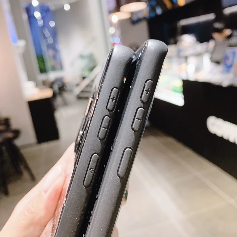 Мягкий Черный силиконовый чехол из ТПУ для Samsung Galaxy S7 Edge S8 S9 S10 Plus S10e | Мобильные