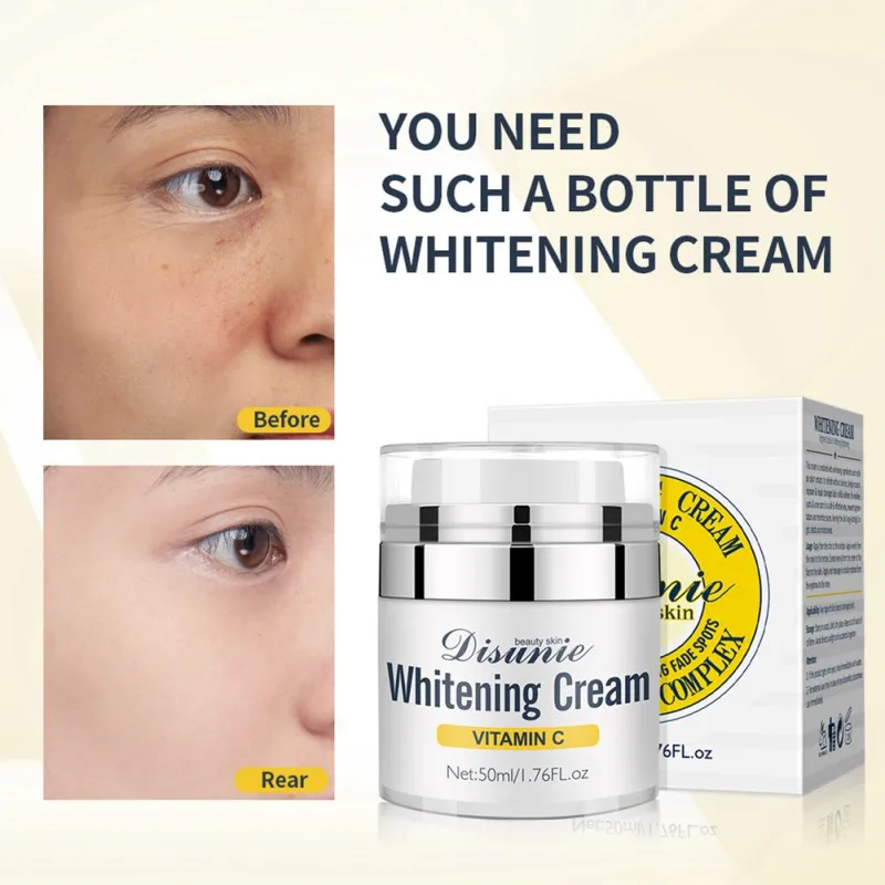

50ml VITAMIN C And VITAMIN E Repair Damaged Skin Anti-Wrinkle Moisturizing Brighten Face Cream Face Body Whitening Cream