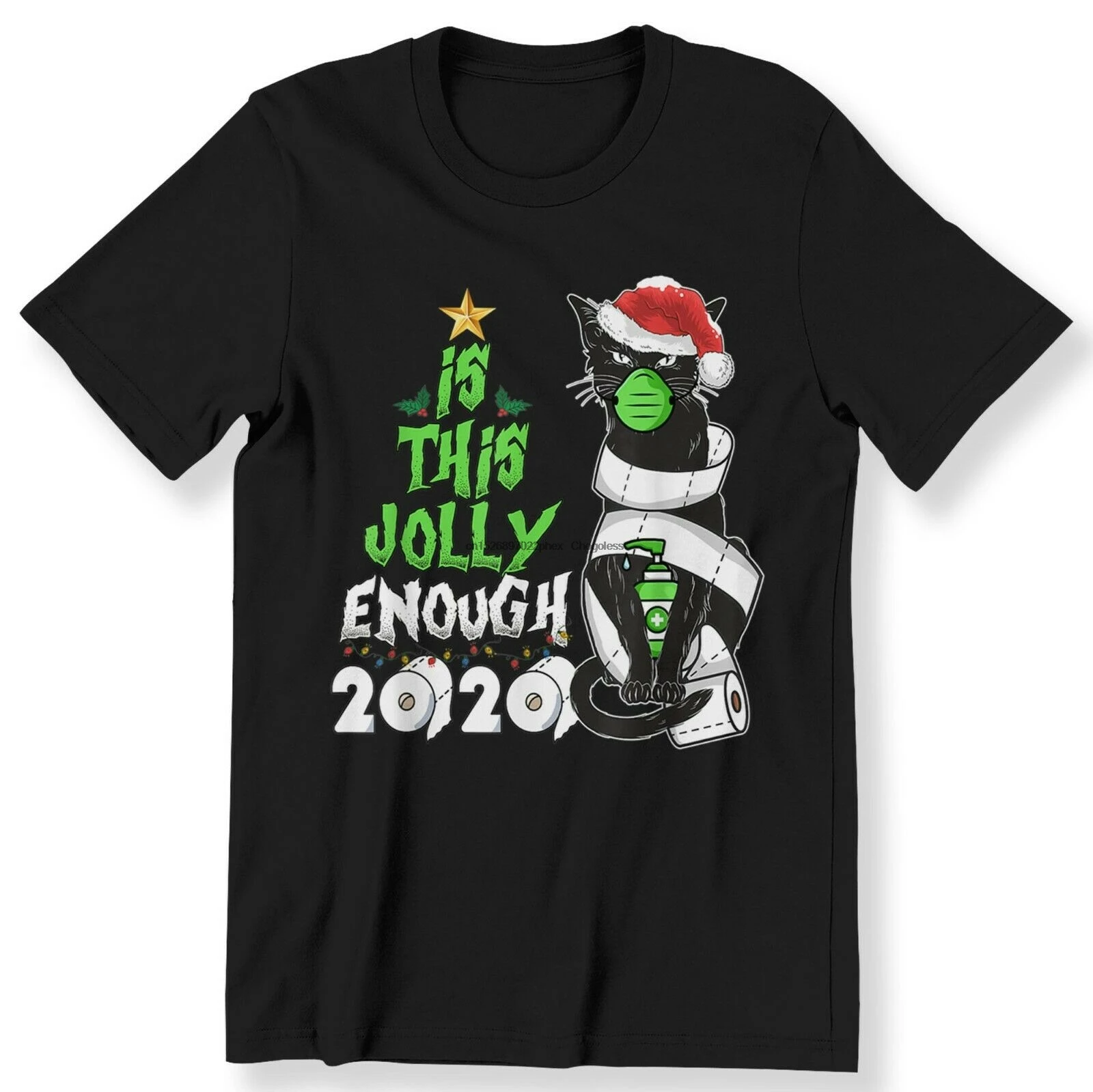 Это веселый достаточно Для мужчин женщин футболка смешной Рождественский