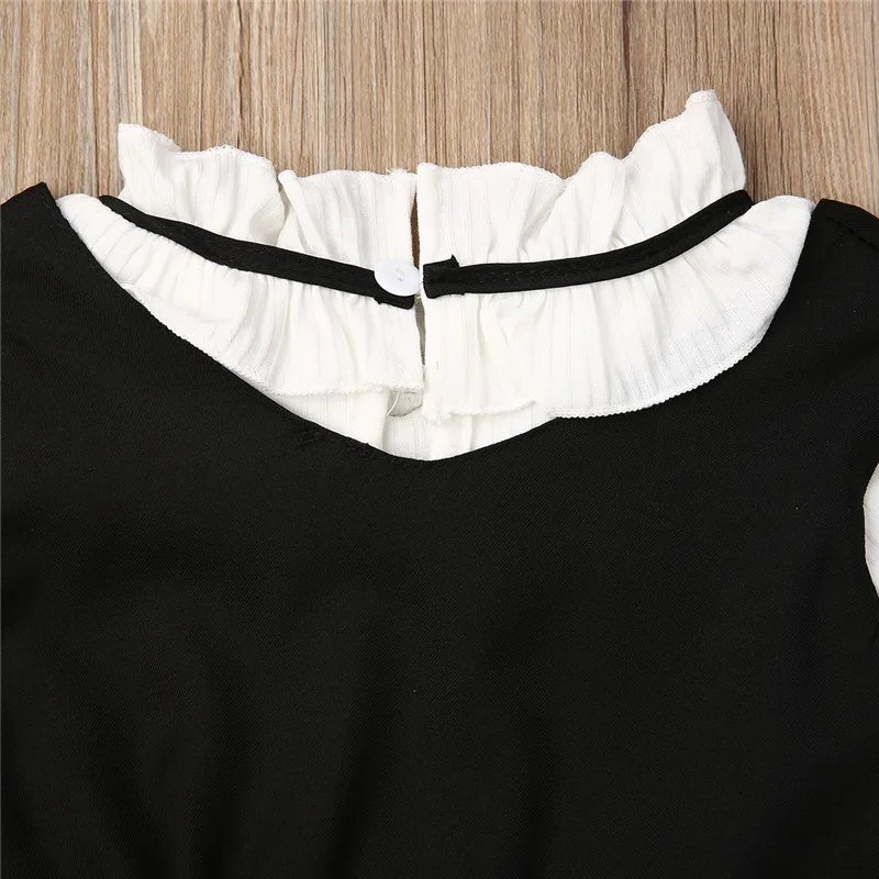 3 шт./компл. вечерние для маленьких девочек Детский костюм комплекты штаны с