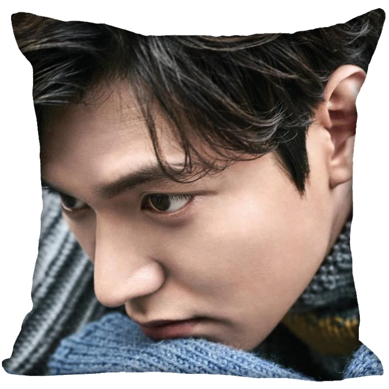 Новое поступление Lee Min ho наволочка для спальни для дома или офиса, декоративные наволочки квадратная Подушка на молнии Наволочки мягкие атласные не выцветают - Цвет: 19