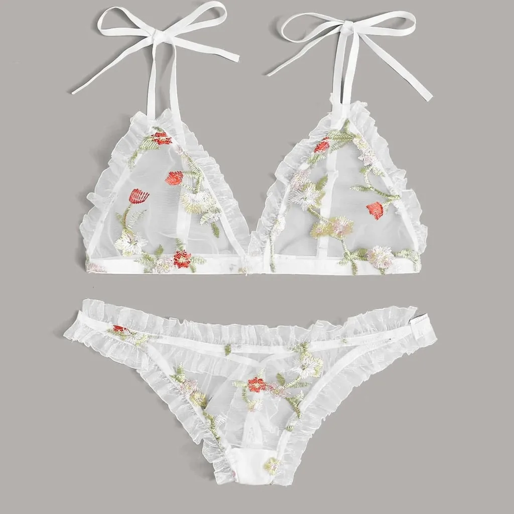 

Размера плюс, сексуальное нижнее белье, модное женское нижнее белье с цветочным рисунком кружевное воздушное страстное нижнее белье интимн...