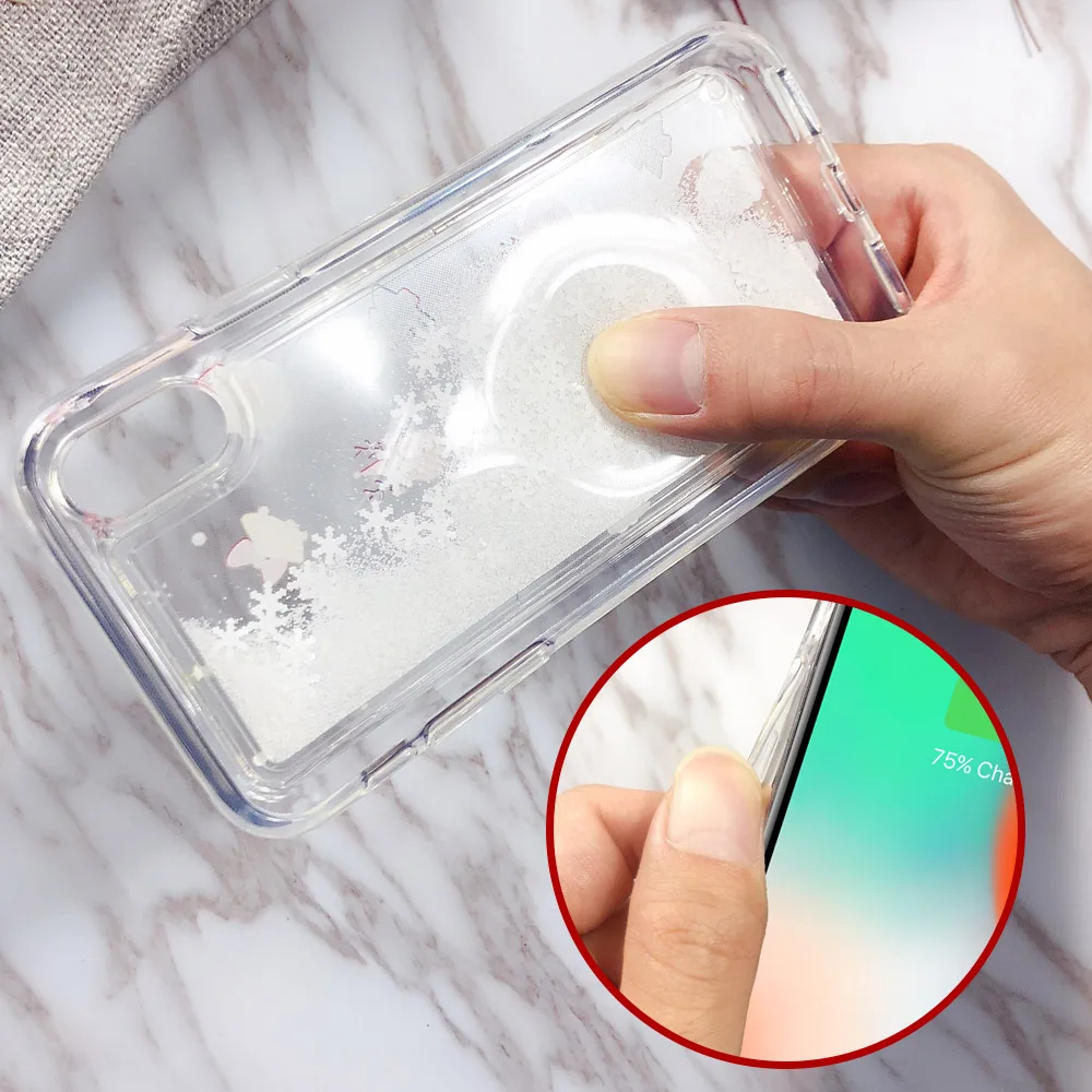 KISSCASE чехол для телефона с изображением Санта-лося iPhone 11 Pro Max XS рождественским