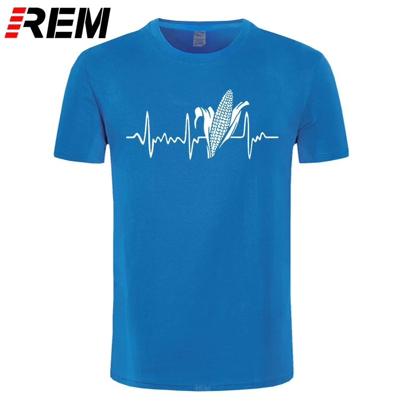 REM Corn Heartbeat - Cob футболка крутая забавная мужские высококачественные футболки для