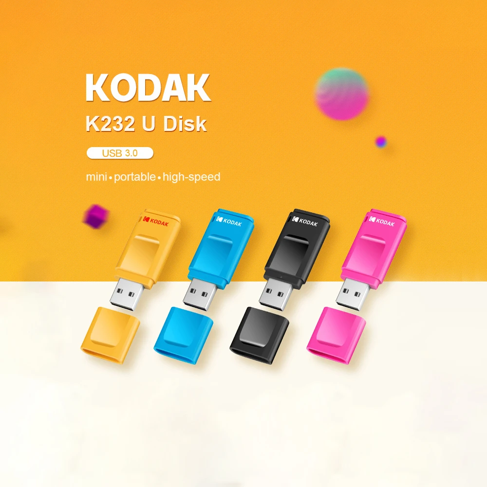Флеш накопитель Kodak K233 usb флеш 16 ГБ 32 Гб 64 128 256 мини USB 3 0|USB флэш-накопители| |