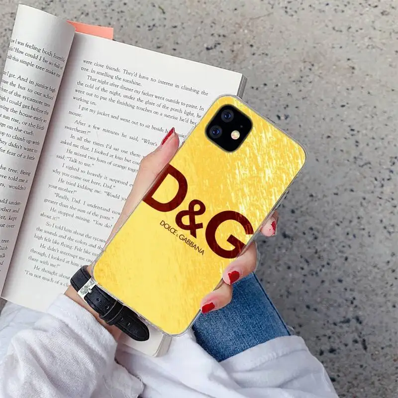 

Italian fashion brand DG Phone Case For iphone 12 5 5s 5c se 6 6s 7 8 plus x xs xr 11 pro max mini