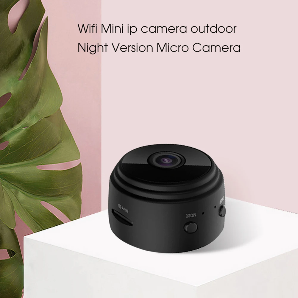 Мини Беспроводная Wi-Fi камера ночного видения HD 1080P датчик движения Запись видео