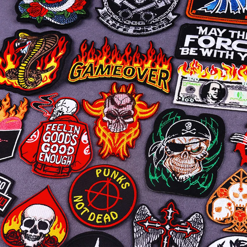 

Hippie Patch For Sports Jacket On Clothes Clothing Thermoadhesive Embroidered Patches For Clothing Stripe Accessories Sticks