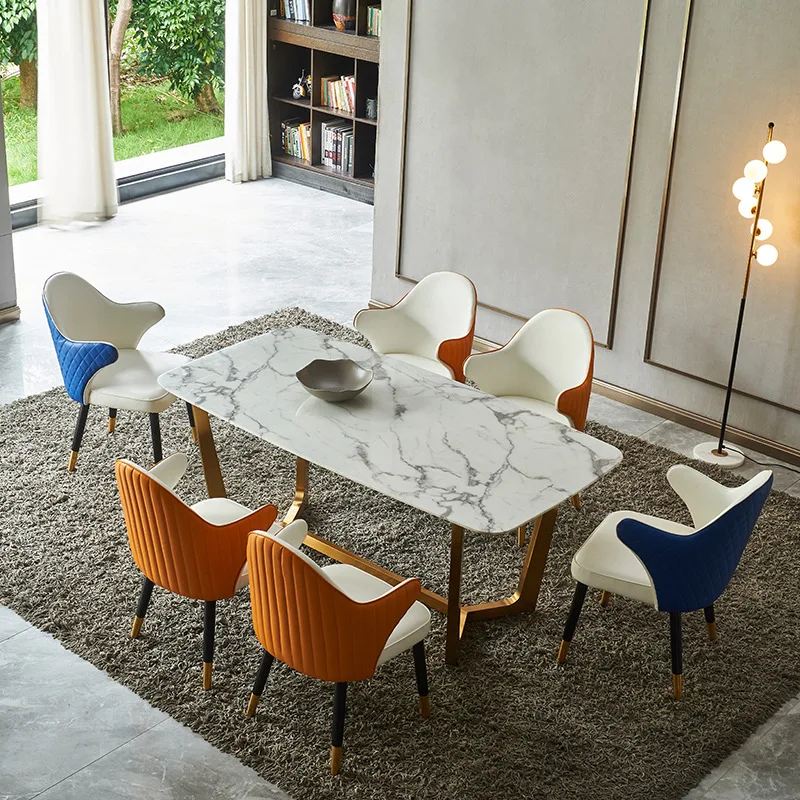 Скандинавском стиле кожаные столовой чехлы для гостиная цвет современный