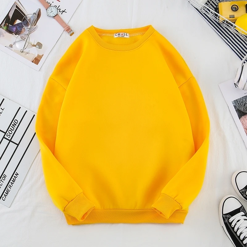 

New Men's Hoodies Spring Autumn Loose Sweatshirts Solid Pullover Jumpers O Neck Red black Yellow Sportswear Hoody Male Top