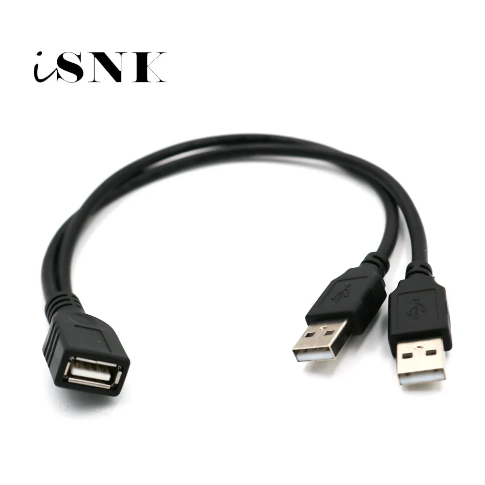 2 в 1 USB 0 удлинитель штекер гнездо кабель зарядный провод для подключения сетевой