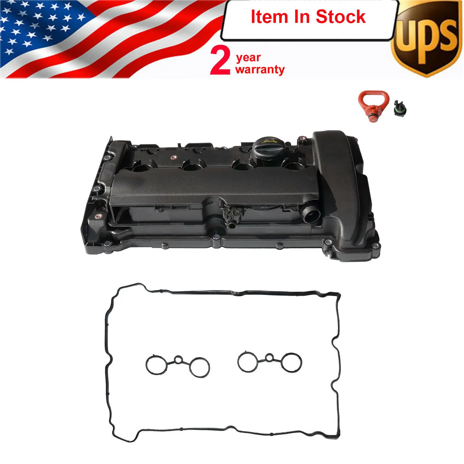 

AP03 N14 For Mini R55 R56 R57 R58 R59 1.6T Cooper S JCW Engine Cylinder Valve Cover w/ Gasket 11127585907 11127646555