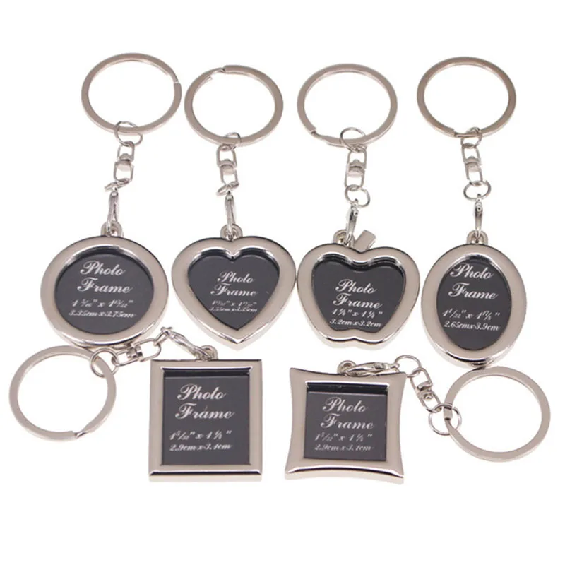Креативная фоторамка брелок для ключей новая Мини сделай сам держатель фото