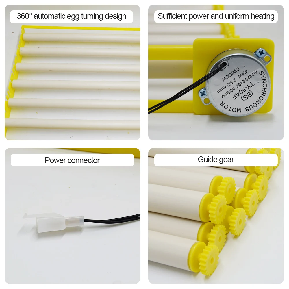 

The Roller Egg Tray High Quality Incubator Accessories Durable Rotary Automatic Roller Pattern Turner Tray With Motor sales