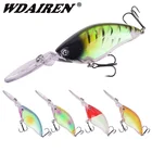 Рыболовные приманки 11 см 18 г, плавающие реалистичные воблеры с 6 тройными крючками, 1 шт.