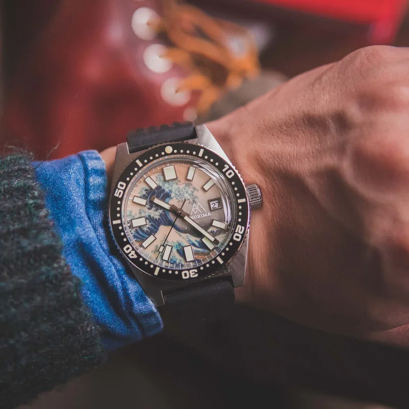 Часы для дайвинга PROXIMA мужские наручные автоматические Водонепроницаемость 200 м