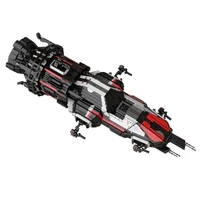 moc building block starship high tech creative space series gift toys rocinante model spaceship