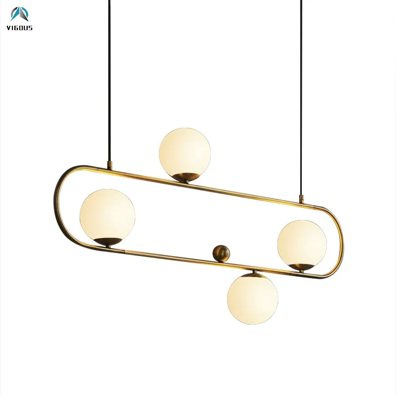 Светодиодный металлический подвесной светильник E27 овальная Регулируемая лампа