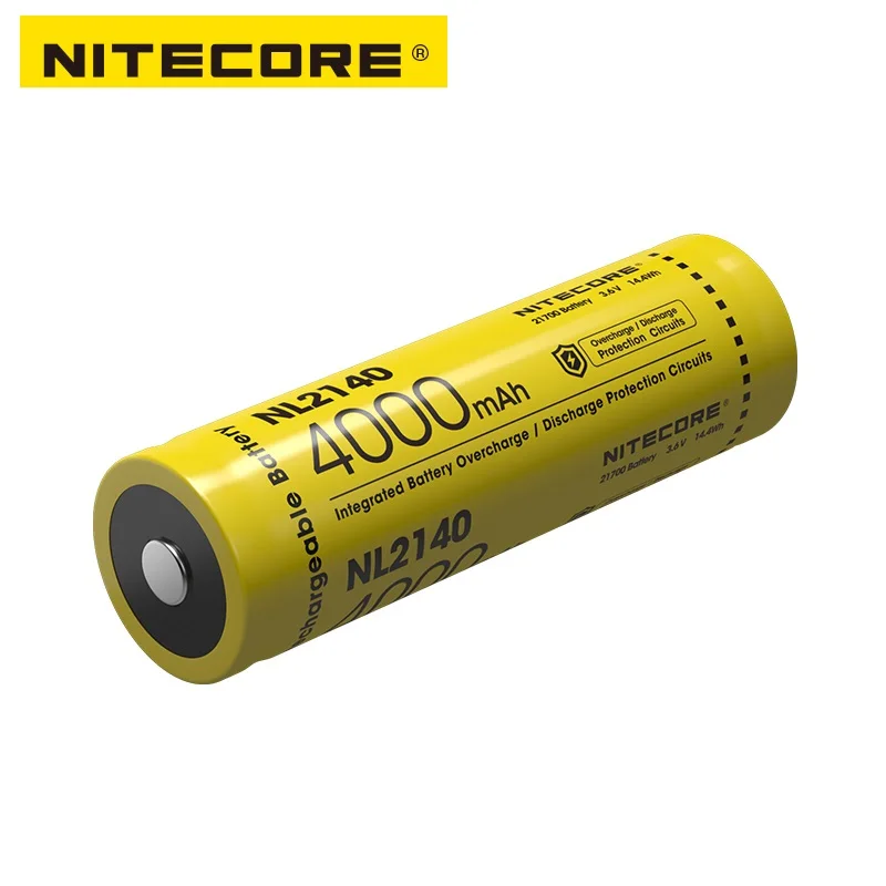 NL2140 4000mAh NITECORE NL2150 NL2145 NL2140 3,6 V 21700 литий-ионная аккумуляторная батарея - Цвет: NL2140 4000mAh