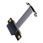 PCI-E PCI Express 1X 36-контактный Удлинительный кабель с позолоченным разъемом, двойной вертикальный 90 градусов для шасси компьютера 1U 2U ATXBTX