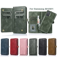 leather case for samsung galaxy a51 a71 luxury wallet coque card slot funda flip etui stand holder phone bag cover magnetic capa