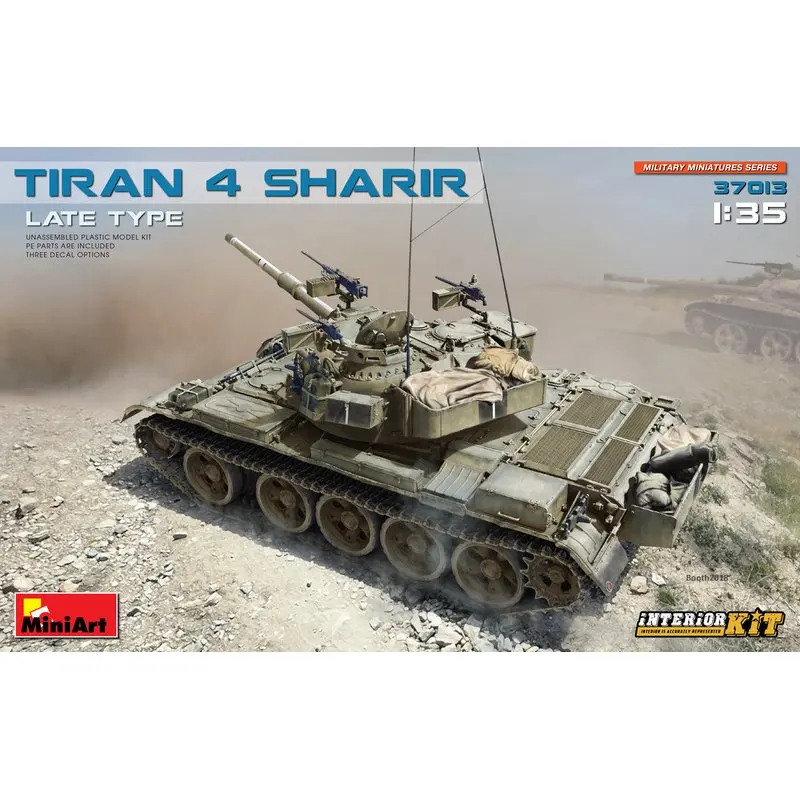 MiniArt 37013 1/35 Tiran 4 Sharir Late Type - Interior Kit Scale Model | Игрушки и хобби