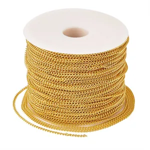 Плетеная металлическая цепь, 100 мрулон, 3, 5 х2, 5 мм