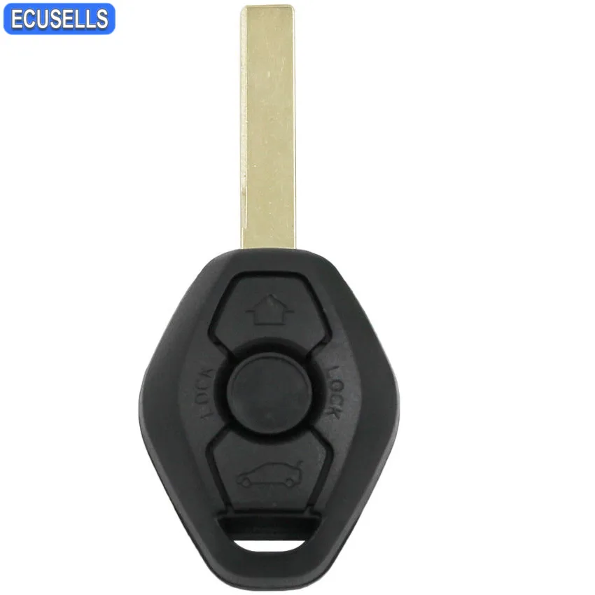 Чехол для ключей с дистанционным управлением 3 кнопки смарт-Корпус от автомобиля