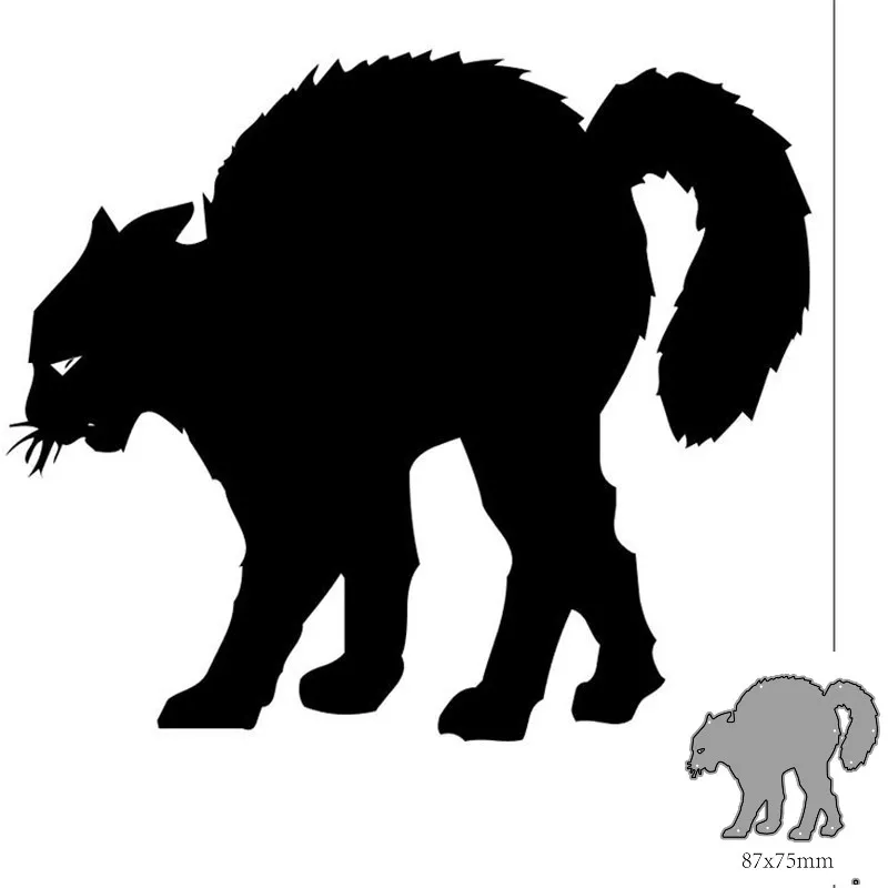 

Металлические Вырубные штампы форма животное кошка украшение для скрапбукинга бумаги ремесло Нож Форма лезвие перфоратор трафареты