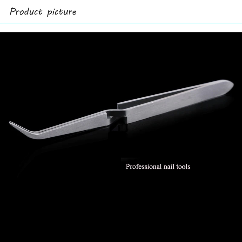 Профессиональный зажим для ногтей пинцет из нержавеющей стали щипцы УФ геля