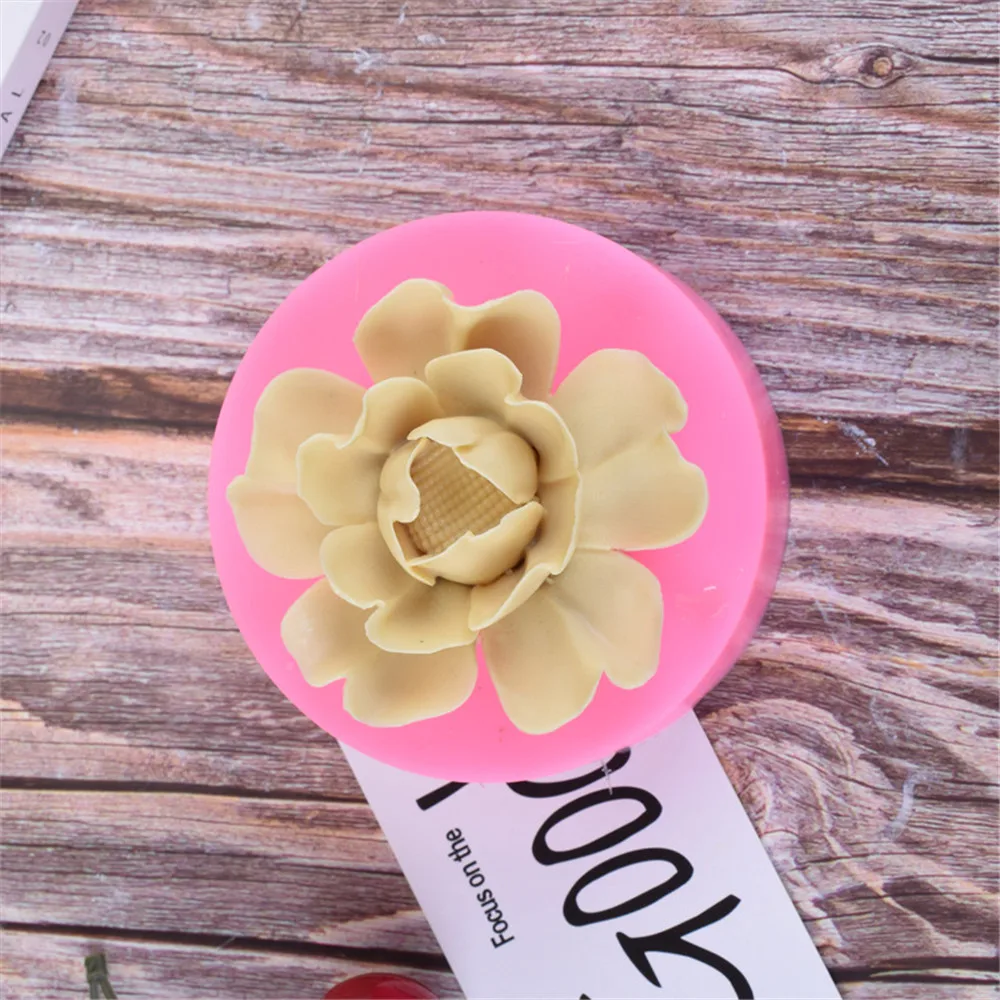 Силиконовая 3D форма в форме цветка для помадки шоколада мыла формы конфет тортов