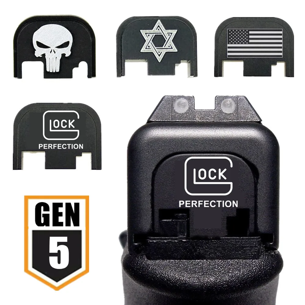 Алюминиевая Задняя накладка на заднюю панель для Gen 1 5 Glock 17 19 20 21 22 23 24 25 26 41 9 мм